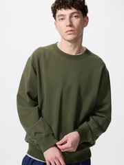 UNIQLO Sweatshirt S-4XL Pullover Long-Sleeve Crew-Neck Cotton Men 479797 NWT