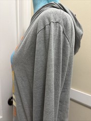 Kastlfel Hoodie Lightweight Sustainable Organic Cotton Gray California Small NWT