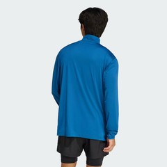 adidas TECH ESSENTIALS WORKOUT 1/4 ZIP Sweatshirt Blue