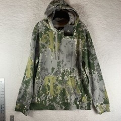 Alpine Design Hoodie Men’s Small Green Cotton Camo Long Sleeve Pullover 7240