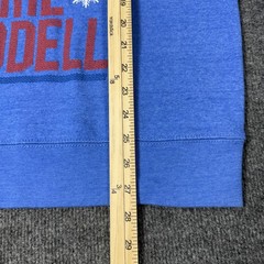 J America Sweatshirt Mens Large Blue Crewneck Pullover Fire Goodell Barstool