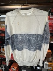 Mens Vintage 80s United Colors Of Benetton White Crewneck Sweatshirt Size Small