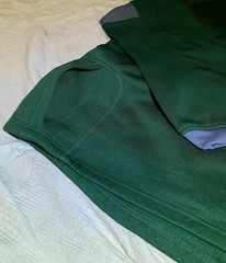 Vintage Deadstock Adidas Men’s XL Green/Grey Colorblock Crew Neck Sweatshirt