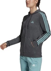 ADIDAS Essentials WOMEN Fleece 3-Stripes Full-Zip Hoodie