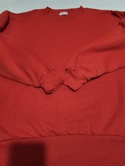VTG 80s 90s Sunbelt Sportswear Blank Crewneck Sweatshirt Red One Size Made USA