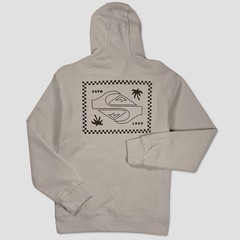 Quiksilver Graphic Hoodie – NWT Mens Size Large Taupe / Black – #48423-C5