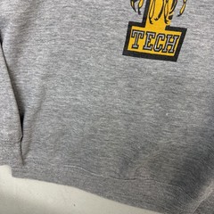 Vintage Georgia Tech Crewneck Sweatshirt Jerzees by Russell 70s 80s Rayon Blend