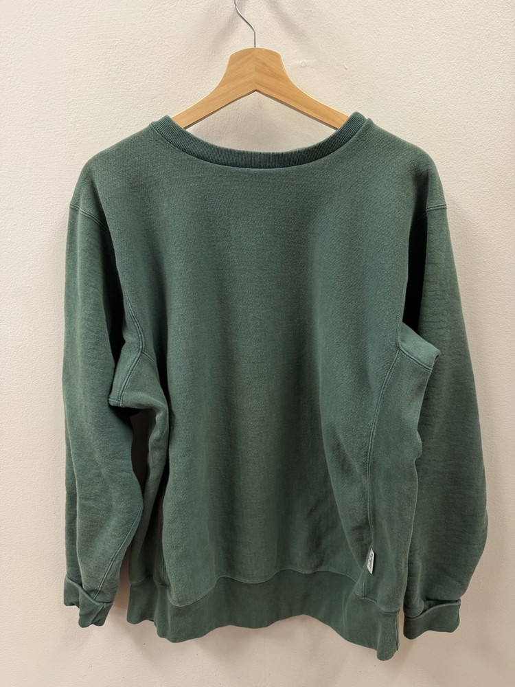Vintage Kellsport Pocket Heavyweight Sweatshirt Size Large Green Blank