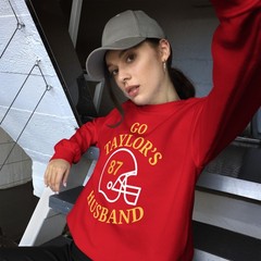 Go Taylor’s Husband Football Chiefs Funny Unisex Sweatshirt S,M,L,XL,2X,3X,4X