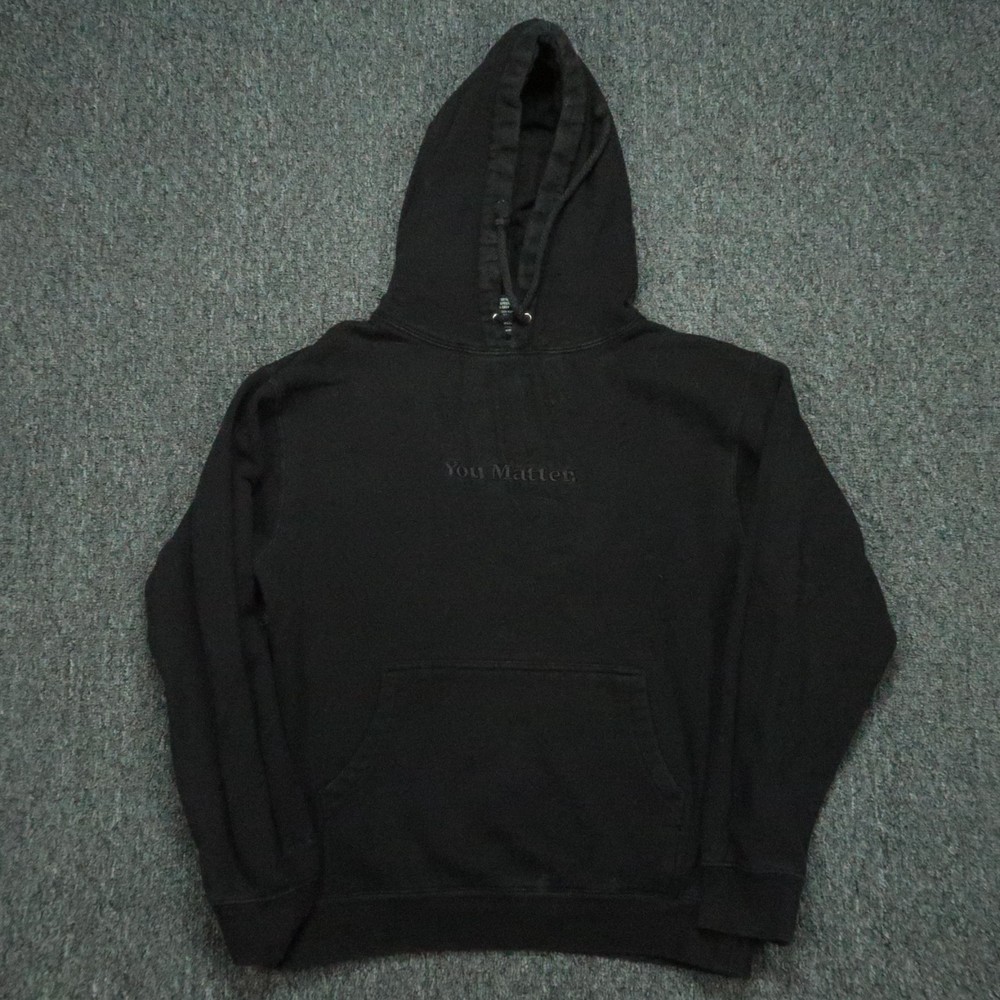 Demetrius Harmon Hoodie Mens Small Black You Matter Pullover Long Sleeve Hooded
