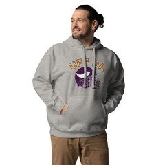 Uff Da Minnesota Football Vikings Unisex Funny Humor Hoodie S,M,L,XL,2X,3X