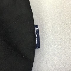 Ben Sherman Men’s Faux Suede Bomber Jacket Size Small Black Microfiber Full Zip