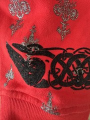 G-Unit Clothing (50 Cent) Men’s Red Zip Up Graphic Print Hoodie, XL