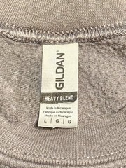 Weightlifting Gym Logo Sweatshirt The Pit Barbell Club Funny Cool Gray Large