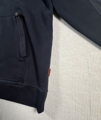 Brunt Levin Hoodie Mens XL Black Heavyweight Workwear Pullover Pocket Snap