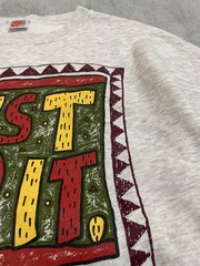 Nike Vintage 90s Crewneck Sweatshirt Oversized Grey Just Do It Size S-M