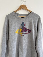 Vivienne Westwood Classic Sweatshirt XS Grey Anglomania Heritage Orb Jumper