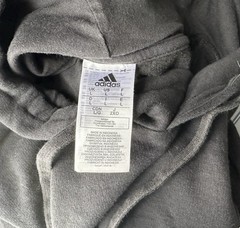 Men’s Adidas Black Feel Cozy Essentials Fleece Pullover Hoodie Size L