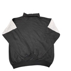 Espirit Sweatshirt Mens Medium Black Graphic Print Collared Long Sleeve Pullover