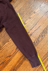 Hellers Cafe x Warehouse Co Hoodie Size 40 S/M Plum Eggplant Made in Japan Rare