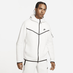 Nike Tech Fleece Windrunner Hoodie Phantom White Black CU4489-030 2XL-TALL 2XLT