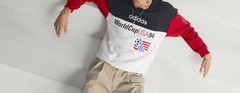adidas Men’s Graphic Football Sweatshirt Black / Cloud White/ Red