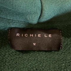Richie Le Collection Men’s Cotton Pullover Green Daily Hoodie Size M
