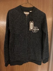 Vintage RARE Triple 5 Soul Full Zip Sweater Size Large Gray Y2K NYC