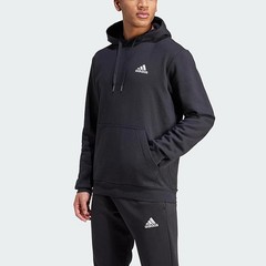 Adidas Men’s Essentials Fleece Hoodie Feelcozy Sweatshirt Black GV5294