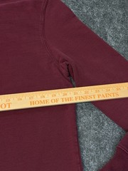 J.Crew Sweatshirt Mens L Burgundy Garment Dyed French Terry Crewneck Pullover