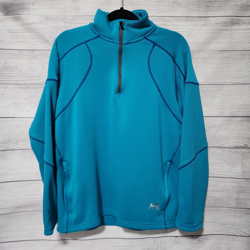 Under Armour All Season Gear 1/4 Zip Loose Coupe Lache Sweatshirt **Men’s M**