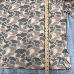 BURLEBO PerformanceHoodie Mens XL Tan CamoDuck Hunt UPF 50 SunProtection