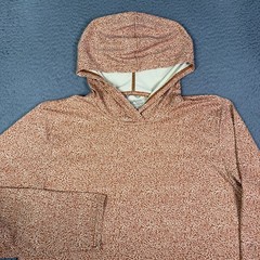 Patagonia Capilene Cool Daily Hoody Mens S Brown Patterned Sun Shirt 45310