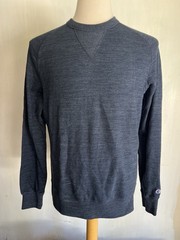 CHAMPION ATHLETIC APPAREL Official Retro Blue Crew Neck Sweatshirt Size Small