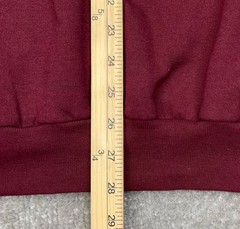 Vtg HANES Men’s XL Sweatshirt Big Buck Deer Embroidery Graphic Crewneck Maroon
