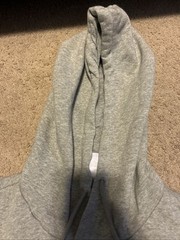 Men’s ADIDAS ALL SEASON PULLOVER HOODIE Sz S Gray IX3958 Center Logo