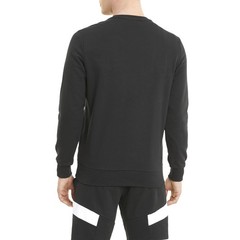 PUMA Classics Logo Crew Neck Sweatshirt Mens Black 530086-01