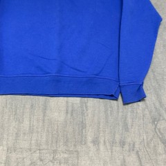 Champion Sweatshirt Mens Large Royal Blue Graphic Logo Knit Cotton Athletic Wear