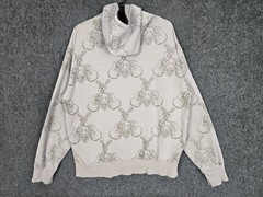 Vintage Sapphire Lounge Hoodie Men’s Large Full Zip AOP Guitar Punk Skate Grunge