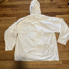 Military hoodie 2 cotton White One Size Front Ties Long Sleeve Cotton Kimono