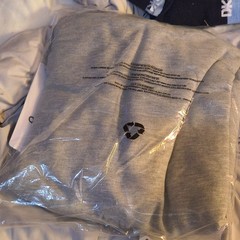 Alo Yoga Men’s XL Gray Solid Accolade 1/4 Zip Pullover Sweatshirt