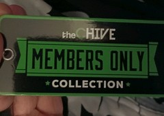 New Skeleton Jacket Hoodie Members Only The Chive Mens Size Large Full Zip