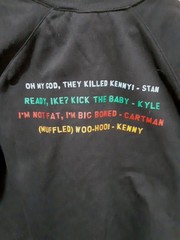 South Park Sweatshirt Teens Youth XL 12-14 Black New Ships From USA