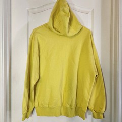 ESPRIT Men’s Pullover HOODIE MEDIUM Color Yellow NWT *FREE SHIP**