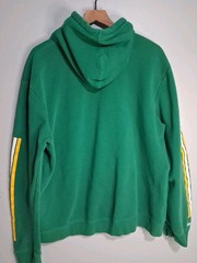 Mitchell & Ness Green Bay Packers Hoodie Sz 2XL Green Heavyweight NFL Walking