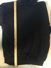 Open Trails Hooded Sweatshirt Jacket Men Size M Navy Blue Front Pockets Lined