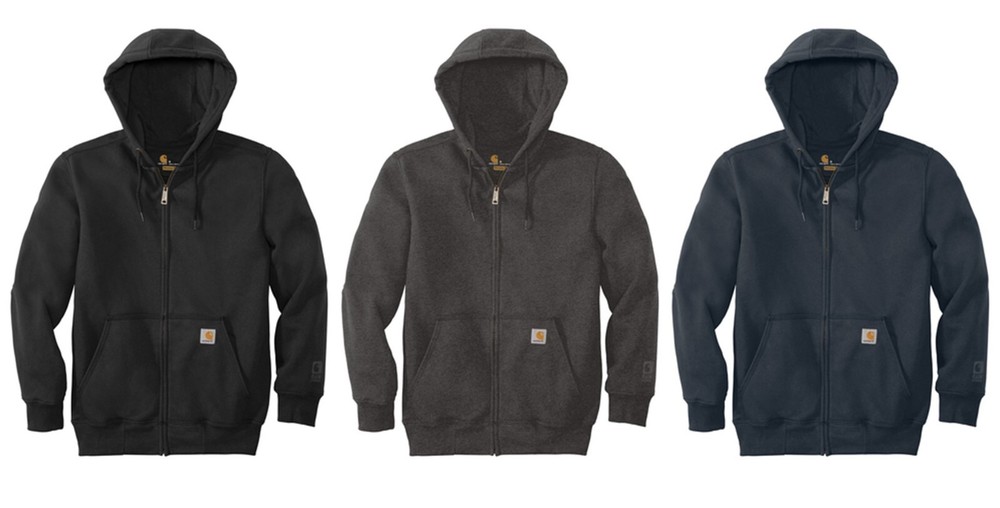 Carhartt Men’s Rain Defender Paxton Heavyweight Hooded FZ Sweatshirt NWT 2022