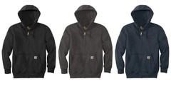 Carhartt Men’s Rain Defender Paxton Heavyweight Hooded FZ Sweatshirt NWT 2022