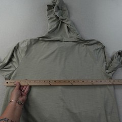 Nike Yoga Hoodie Mens Large Dri-FIT Full Zip Beige Training Jacket CZ2217
