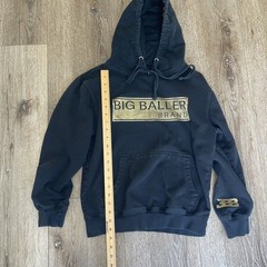 Big Baller Brand Lavar Ball Black Gold Hoodie Pullover Sweatshirt Mens Sz Small